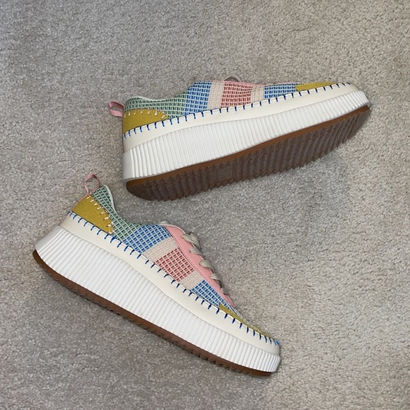 Catherine By Catherine Malandrino Color Block Sneakers Women’s 9.5 Multicolor - Picture 6 of 8